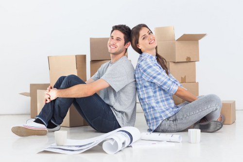 Local moving team organising a property move in Notting Hill