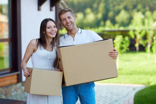 Professional furniture removal for a Notting Hill residential property with period features