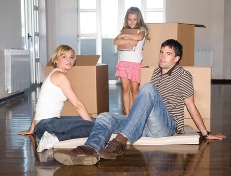 Careful unloading of student items at a Notting Hill address